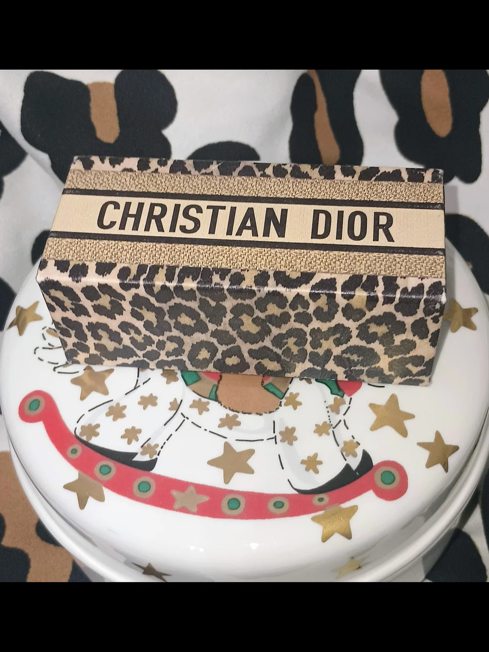 Christian Dior Leopard Print Lipstick Box